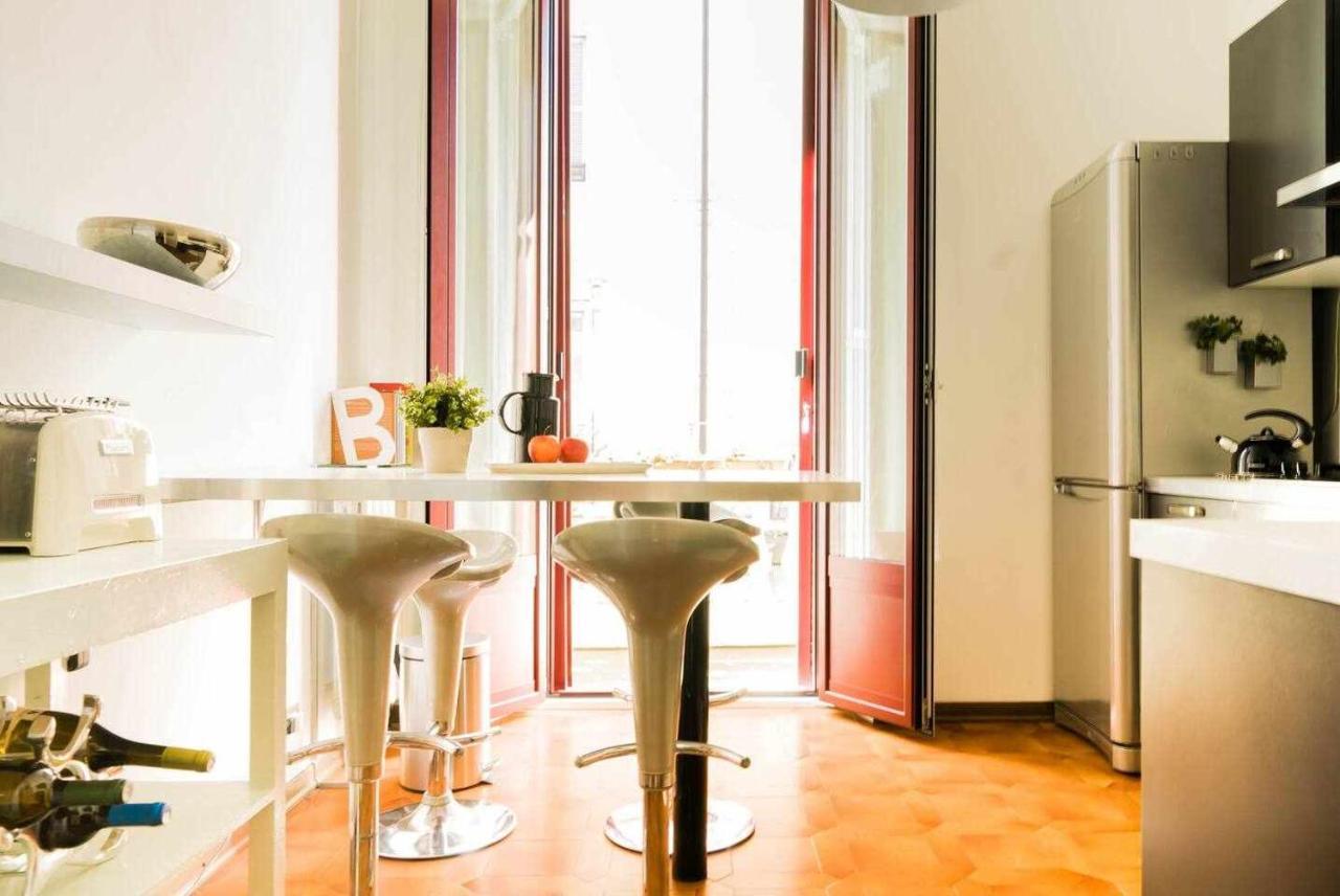 Ma08A Beautiful Flat With Terrace In Pta Nuova Leilighet Milano Eksteriør bilde