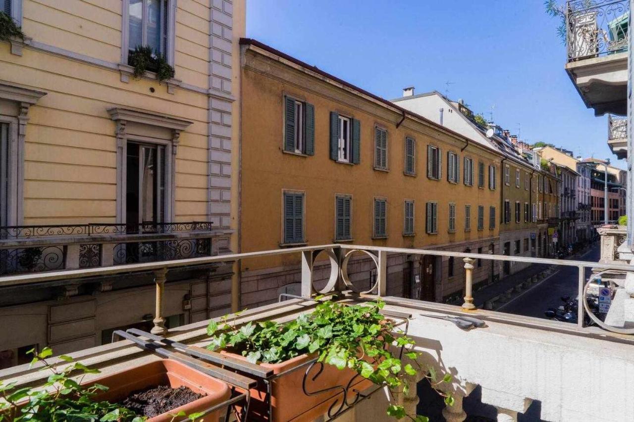 Ma08A Beautiful Flat With Terrace In Pta Nuova Leilighet Milano Eksteriør bilde